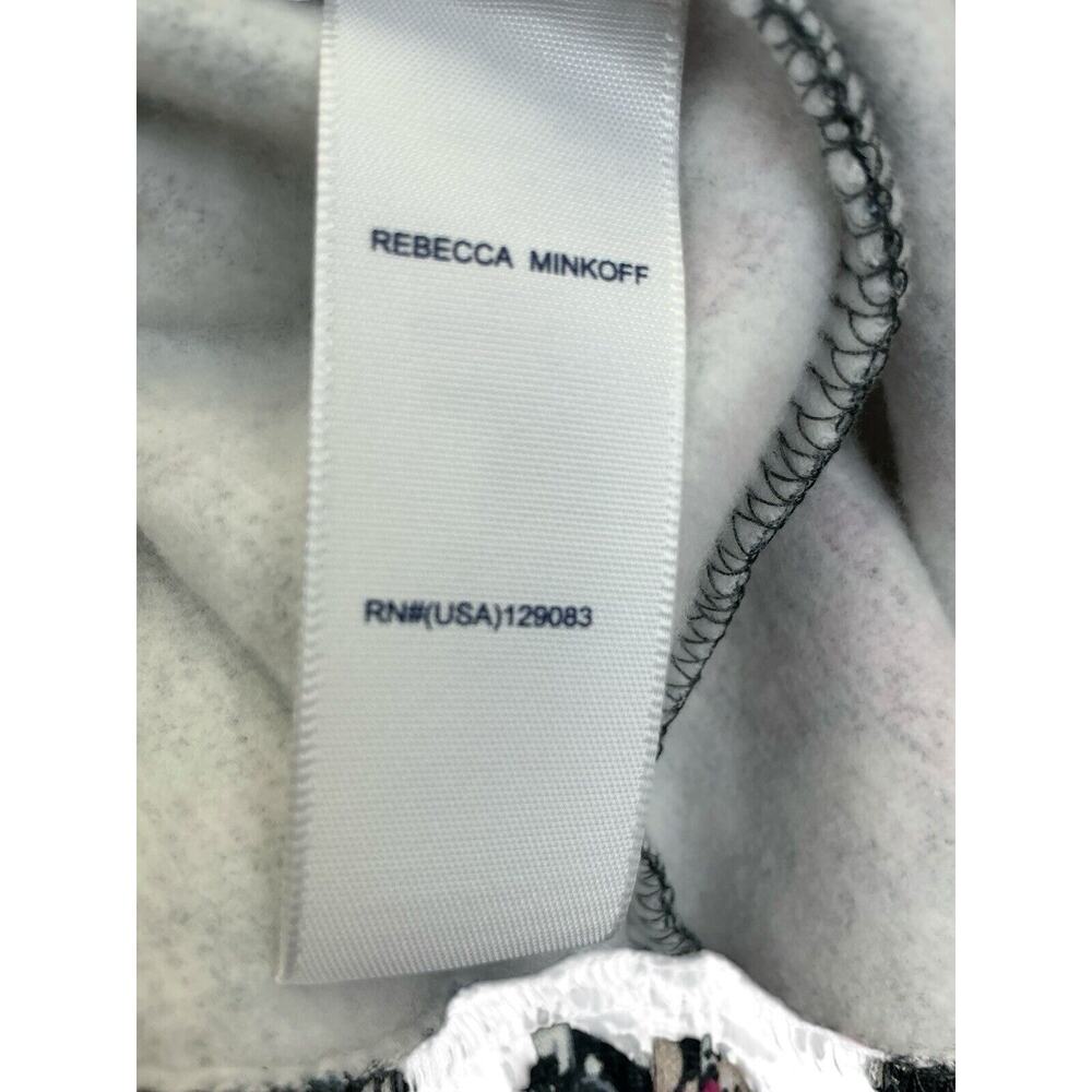 Rebecca Minkoff Geneva Black Floral Dress Size Medium - Picture 10 of 14